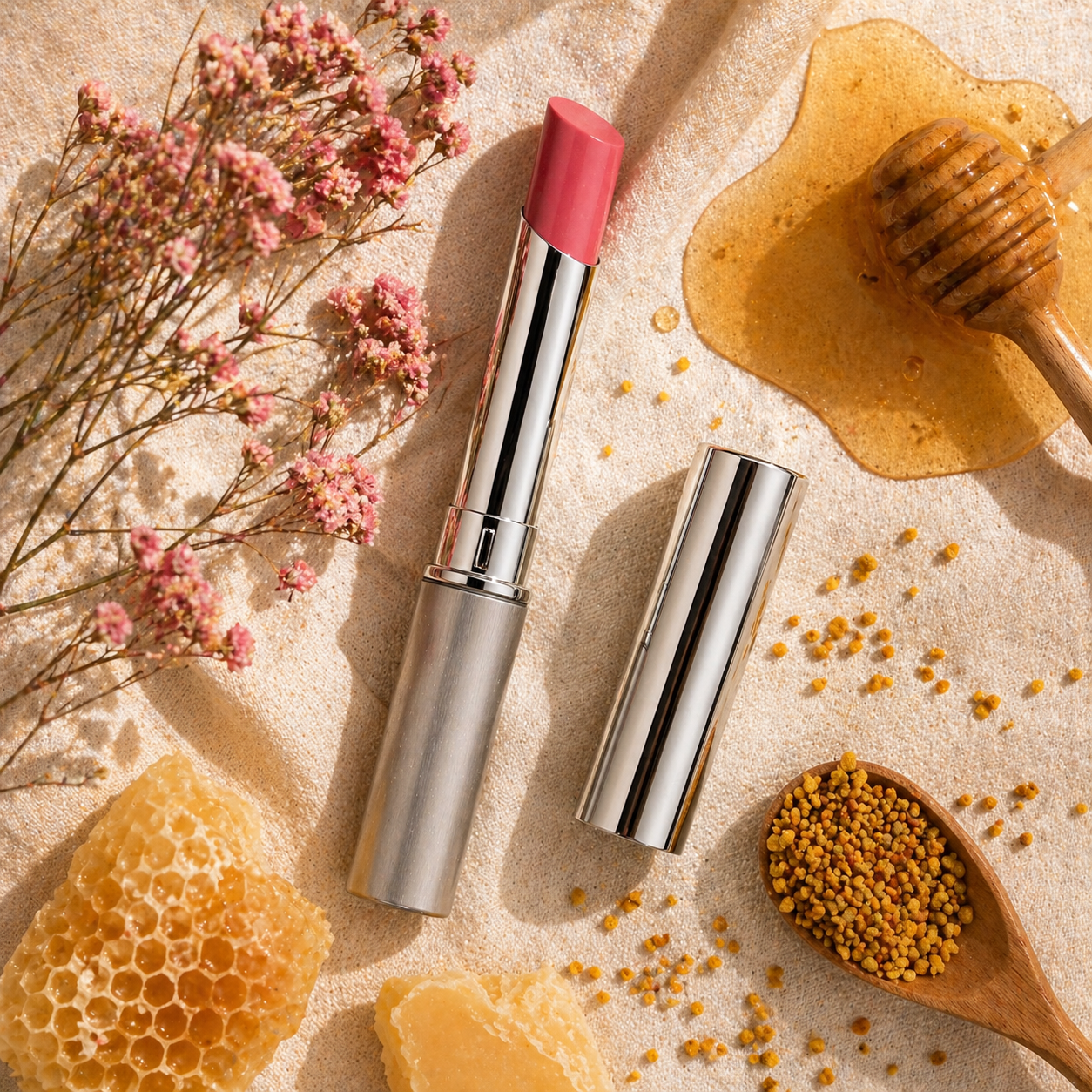 Pink Rose Honey Lipstick