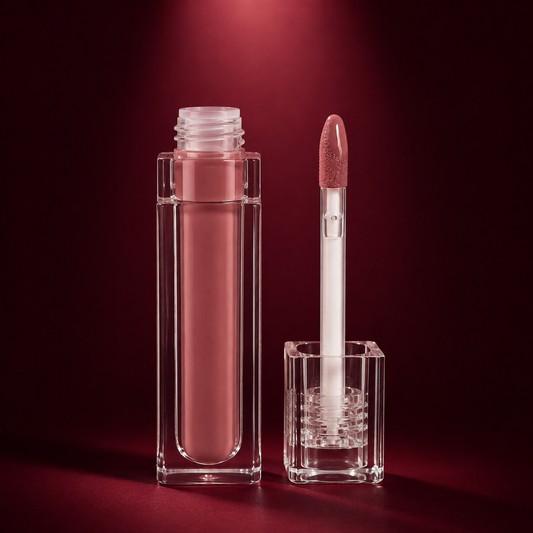 Glacier Kiss Lip Glaze - Nude Pink
